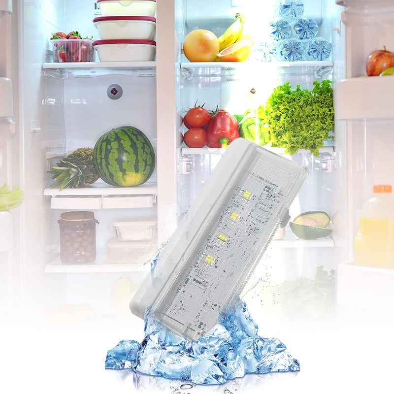 WISINY W10515057 Refrigerator LED Light Compatible for Whirlpool WRS325fdam04 Freezer WRS325FDAM02 WRS322FDAM04 and Kenmore Maytag Refrigerator Replaces WPW10515057 with Cover - Image 2